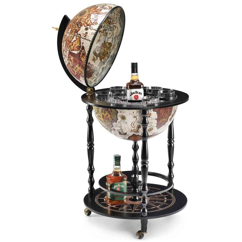 Zoffoli living Globo minibar Vulcano 42 cm