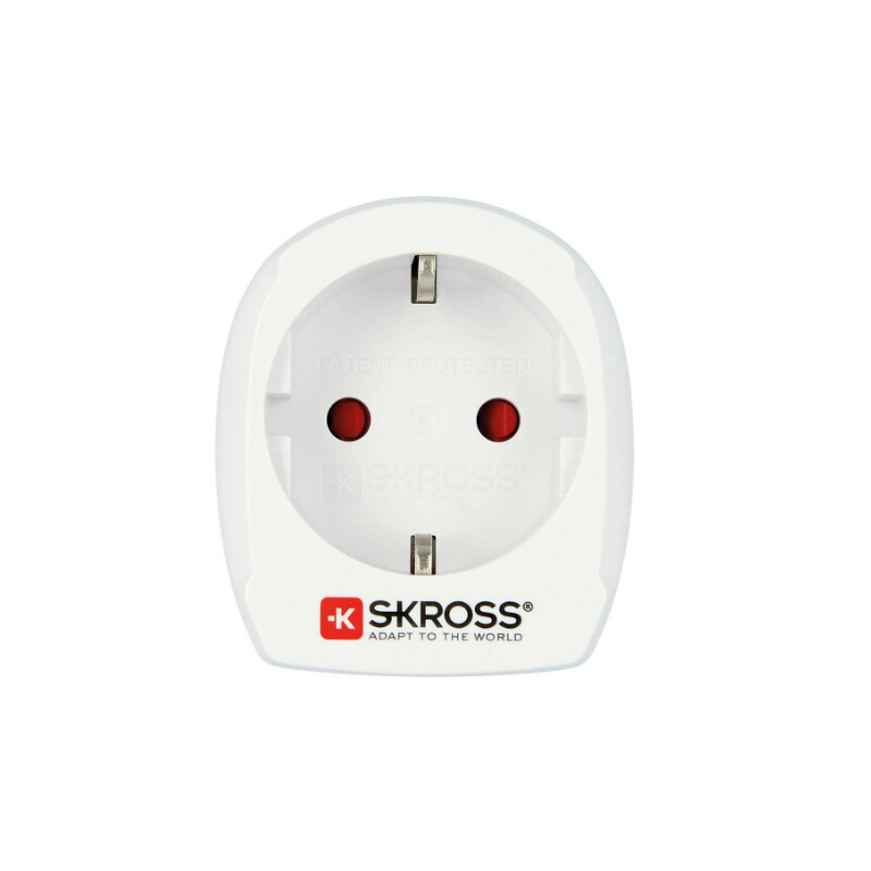 Skross Fuente energética Adaptador de viaje Europe to USA