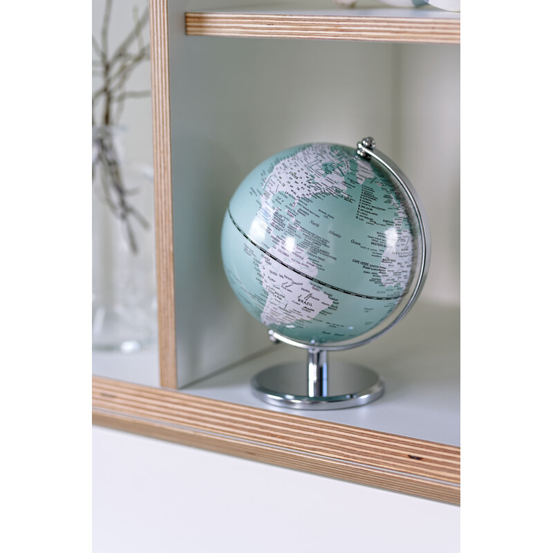 TROIKA Mini globos terráqueos Gagarin Pastel Turquoise 13cm