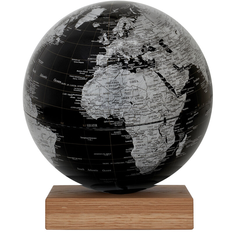 TROIKA Globo terráqueo Platon Oak Black 30cm