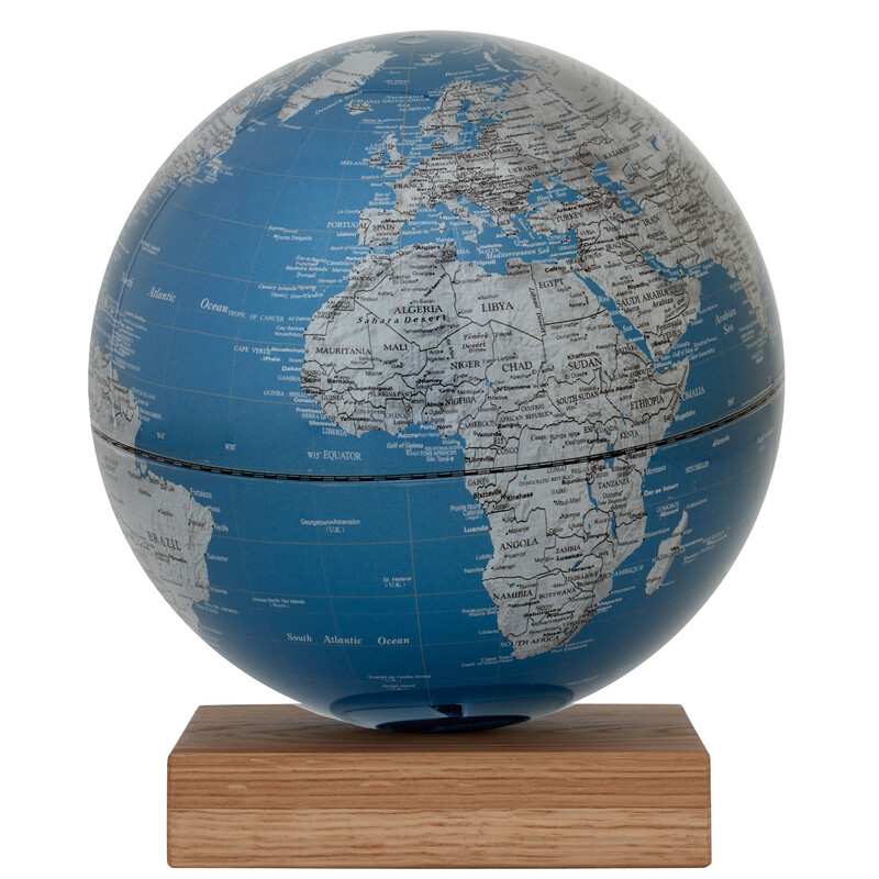 TROIKA Globo terráqueo Platon Oak Blue 25cm