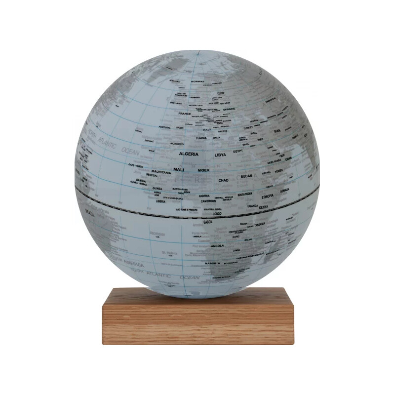 TROIKA Globo terráqueo Platon Oak White 25cm