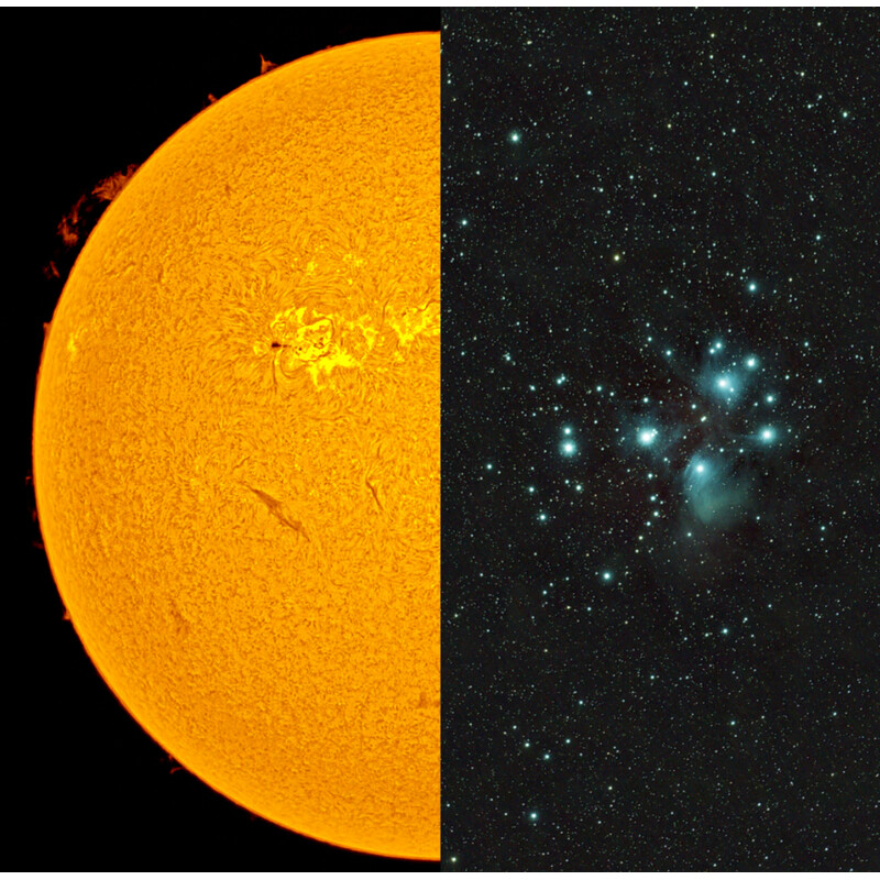 Lunt Solar Systems Telescopio solar ST 70/420 LS60MT Ha B1200 Allround OTA