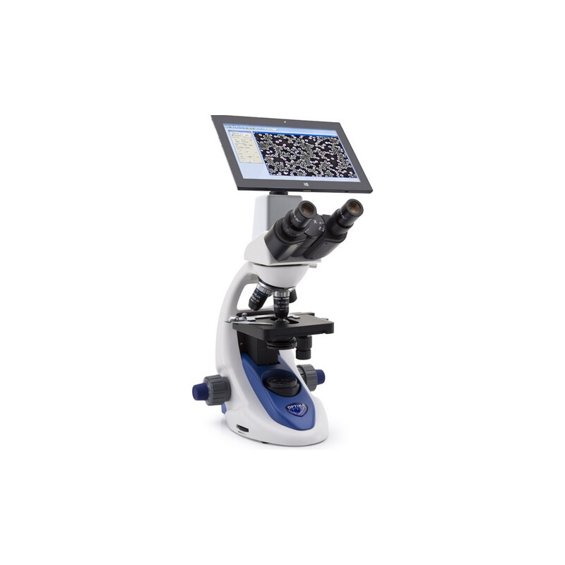 Optika Microscopio B-190TBPL, cam 3.1MP, tablet, 10.1 inch, DIN, N-plan, 40-1000xO/W, X-LED