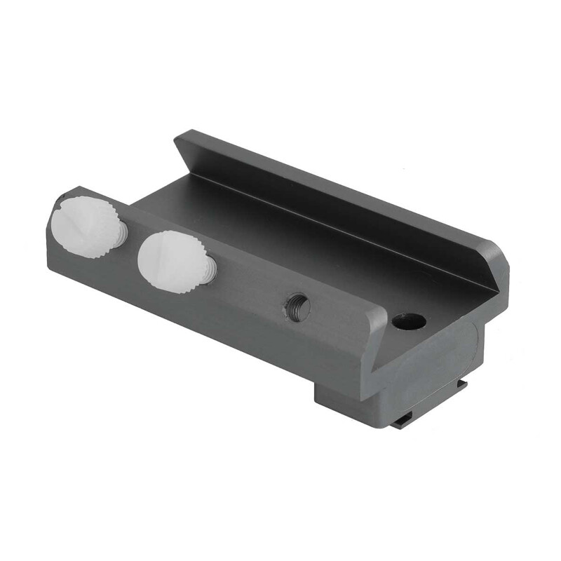 TS Optics Zapata para buscadores con adaptador de zapata de flash