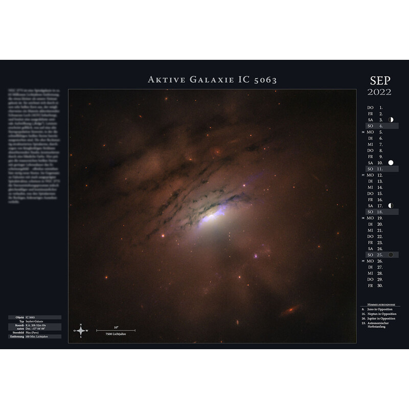 Astronomie-Verlag Calendarios Weltraum-Kalender 2022