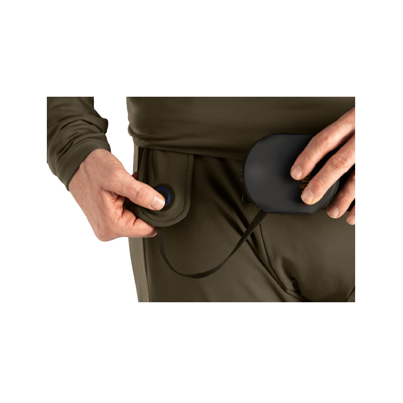 Härkila Calzoncillo térmico , verde sauce/negro, talla XL