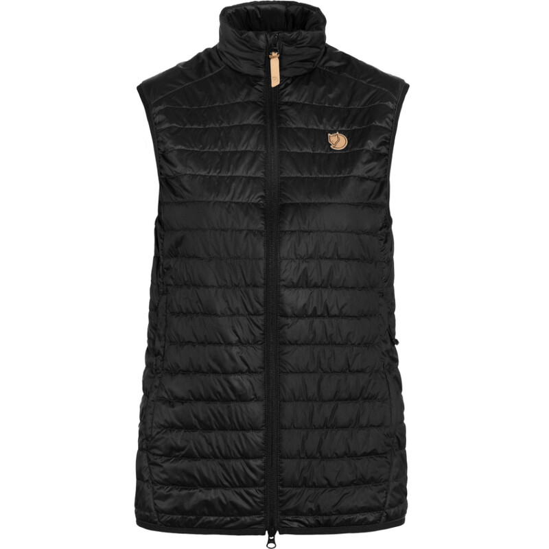 Fjällräven Chaleco acolchado Abisko W, 550 negro, talla S