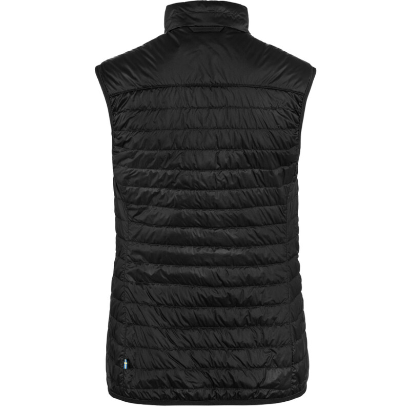 Fjällräven Chaleco acolchado Abisko W, 550 negro, talla S