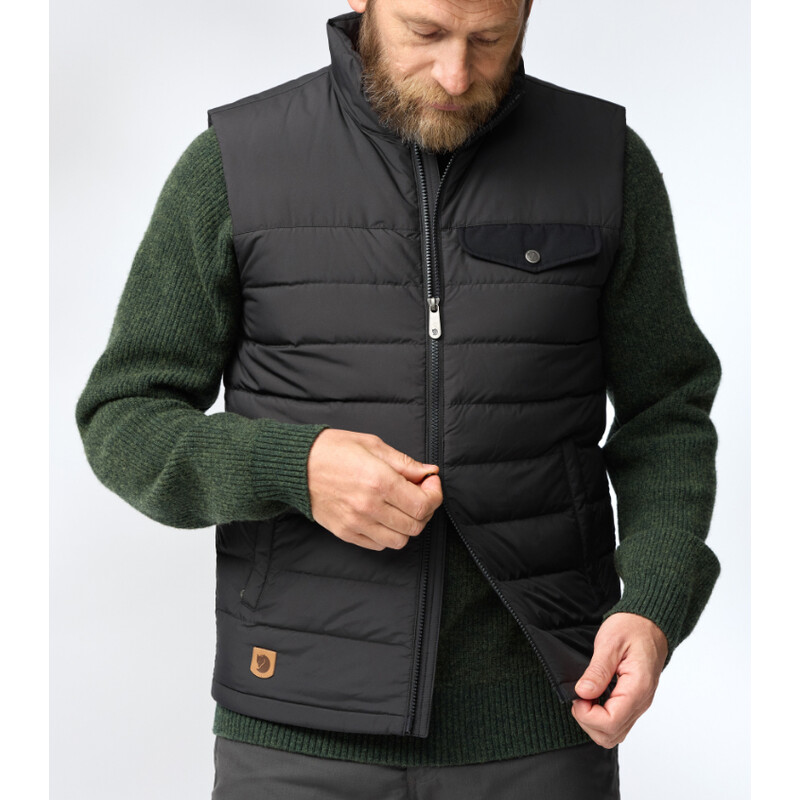 Fjällräven Chaleco Greenland Down Liner M, 550 Black, S