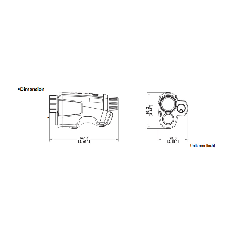 HIKMICRO Dispositivo de visión nocturna Gryphon GH35L