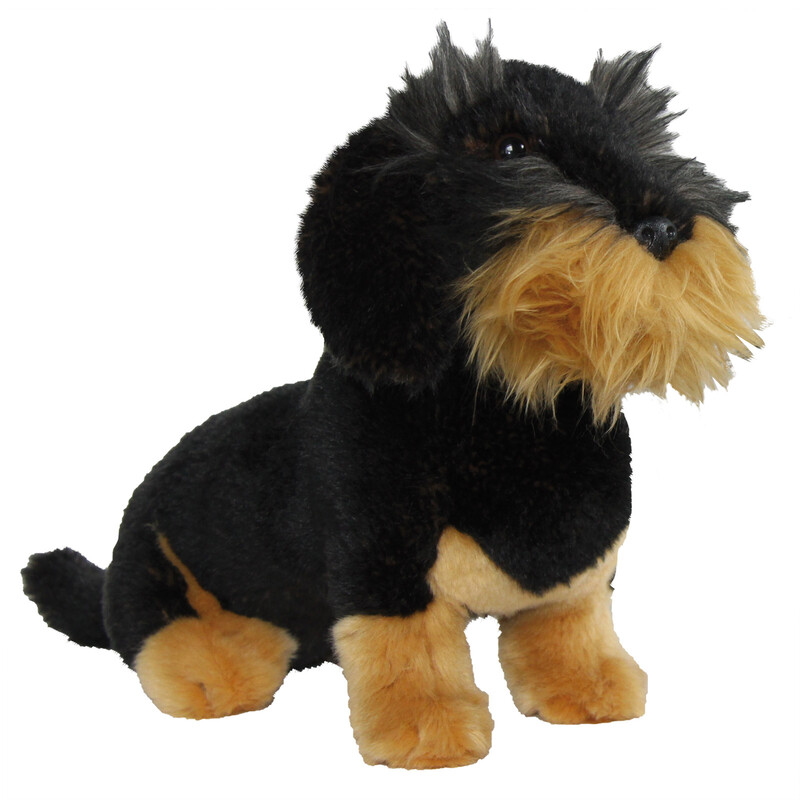 AKAH PELUCHE DE LOBO SENTADO  PEQUEÑO 23 CM
