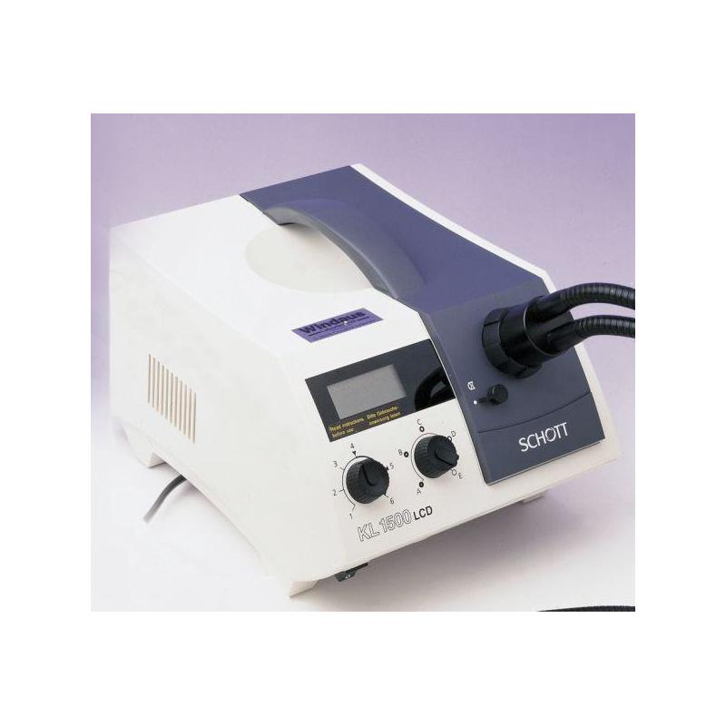 Windaus Fuente de luz fría Schott KL 1500 con indicador LCD