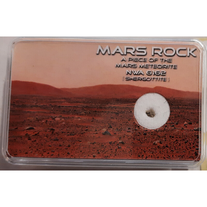 SR-Meteorites Meteorito marciano auténtico NWA 6162 0,007 - 0,014 gramos