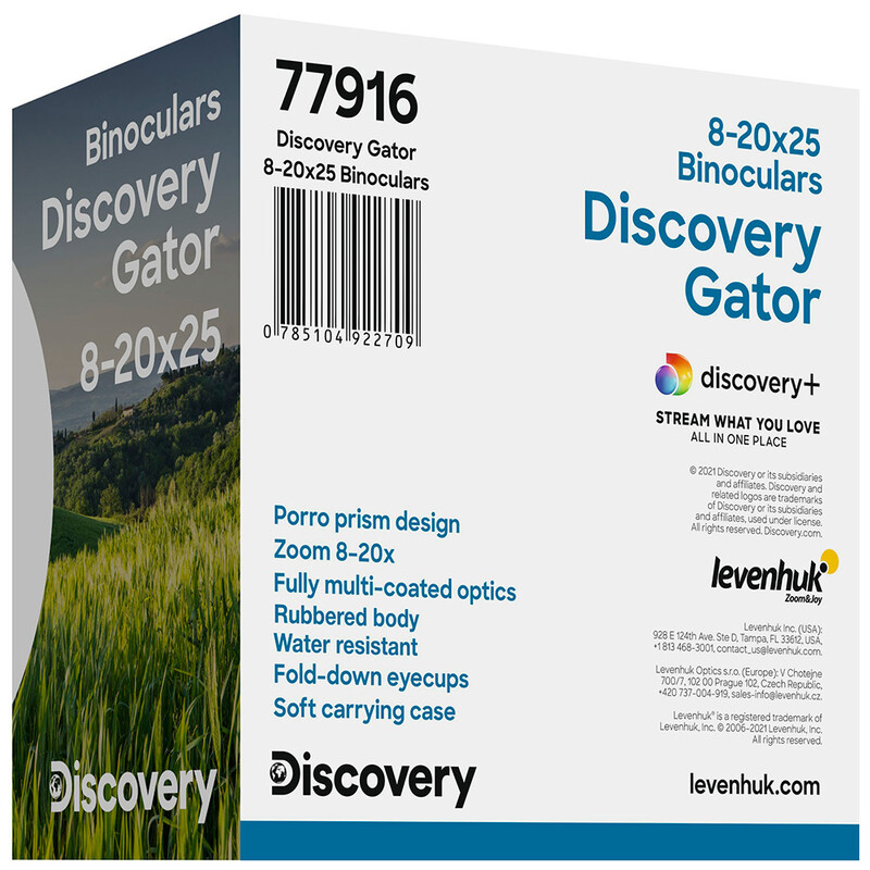Discovery Prismáticos zoom Gator 8-20x25