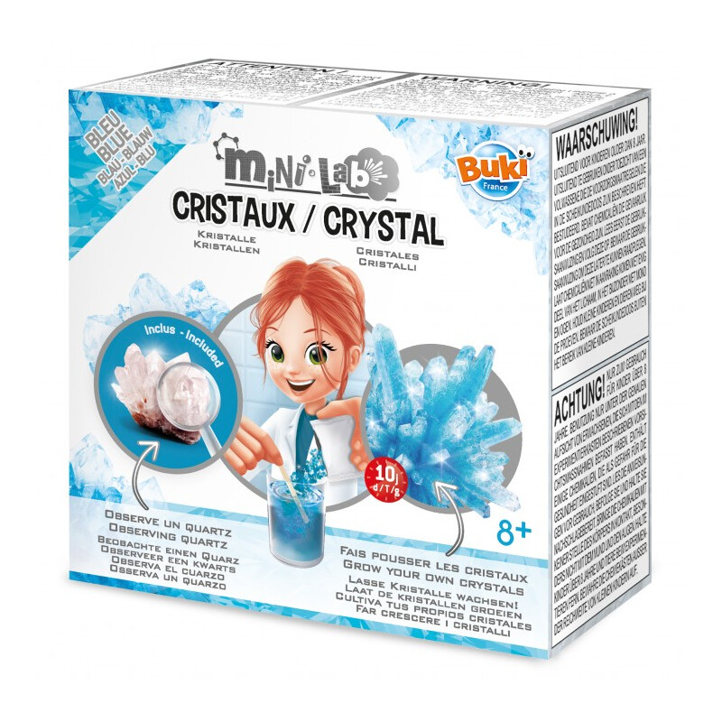 Buki Mini laboratorio: cristal azul
