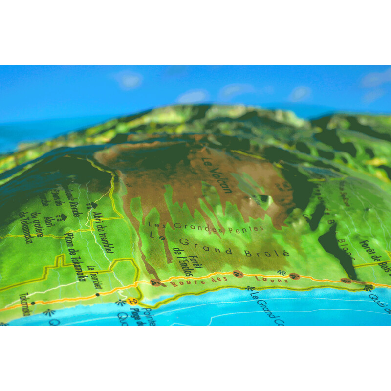 3Dmap Mapa regional La Réunion