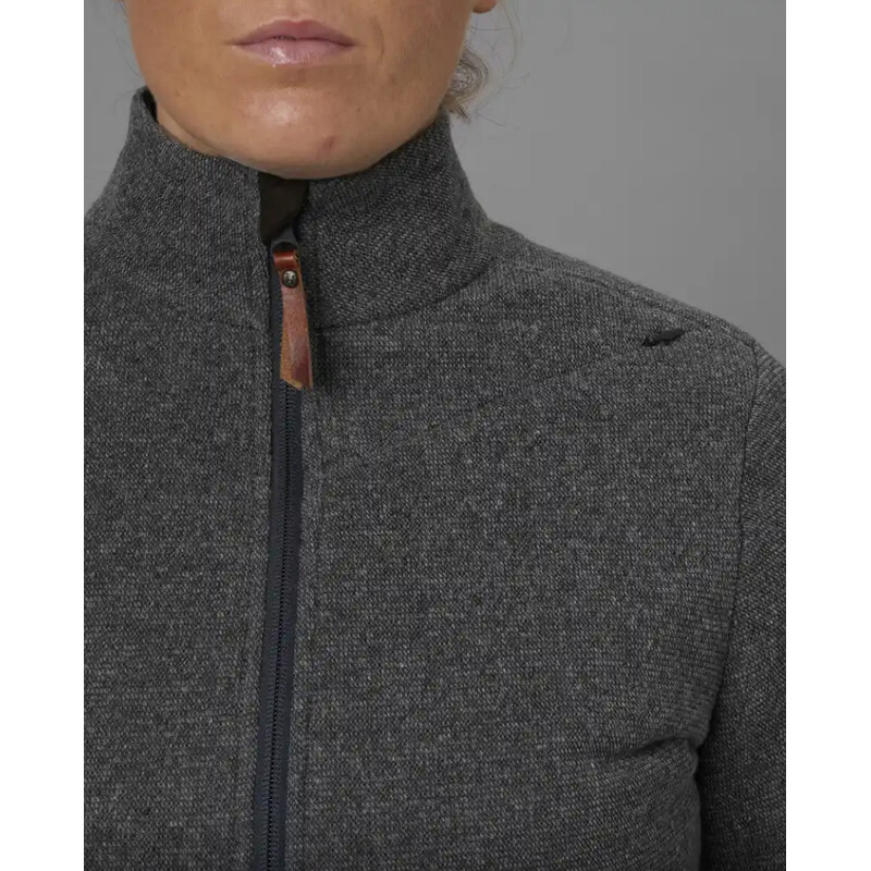 Härkila Metso Cardigan para mujer, gris pizarra, talla L