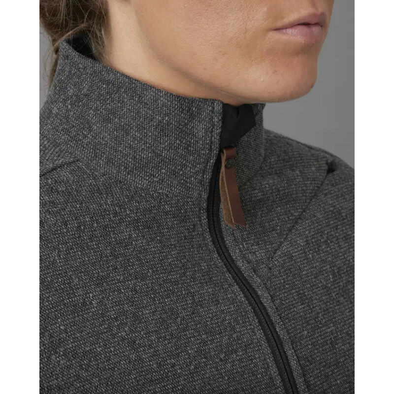 Härkila Metso Cardigan para mujer, gris pizarra, talla L