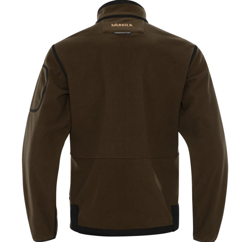 Härkila Chaqueta Kamko de forro polar, verde caza/naranja intenso, talla XXL