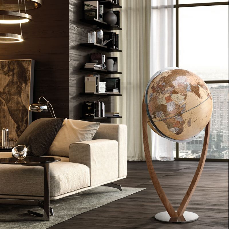 Zoffoli living Globo terráqueo de pie Vertigo Apricot 60cm