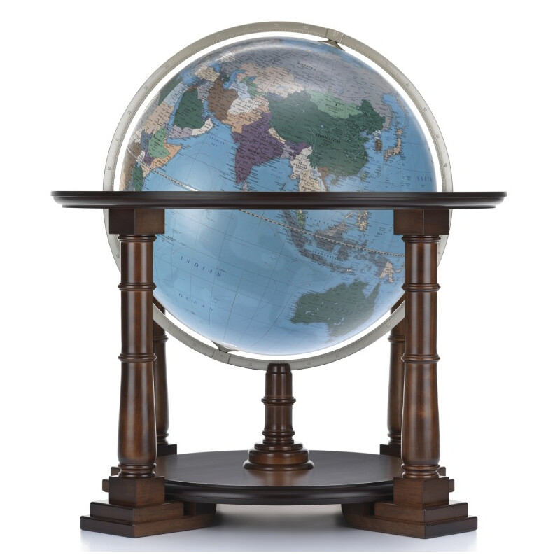 Zoffoli living Globo terráqueo de pie Sirio Blue Grey 60cm