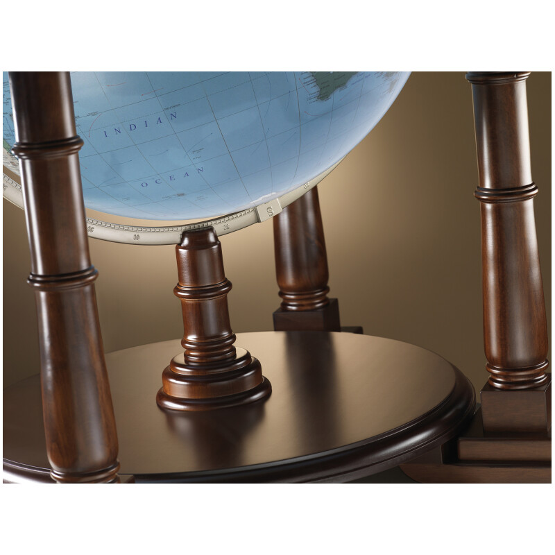 Zoffoli living Globo terráqueo de pie Sirio Blue Grey 60cm