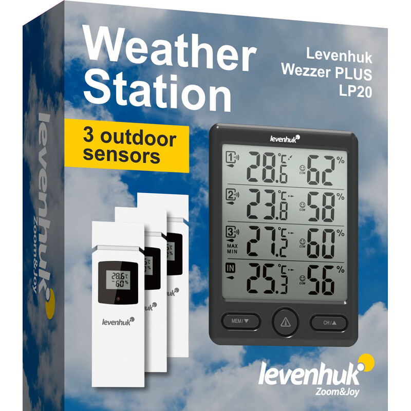 Levenhuk Estación meteorológica Wezzer PLUS LP20