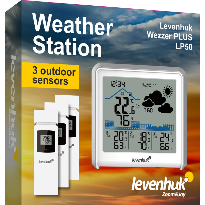 Levenhuk Estación meteorológica Wezzer PLUS LP50