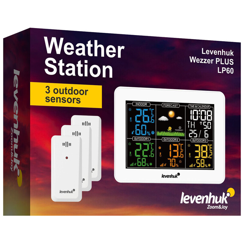 Levenhuk Estación meteorológica Wezzer PLUS LP60