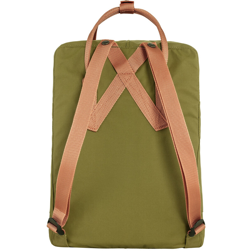 Fjällräven Mochila Kånken 631-241 Verde Follaje-Melocotón Arena