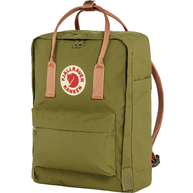 Fjällräven Mochila Kånken 631-241 Verde Follaje-Melocotón Arena