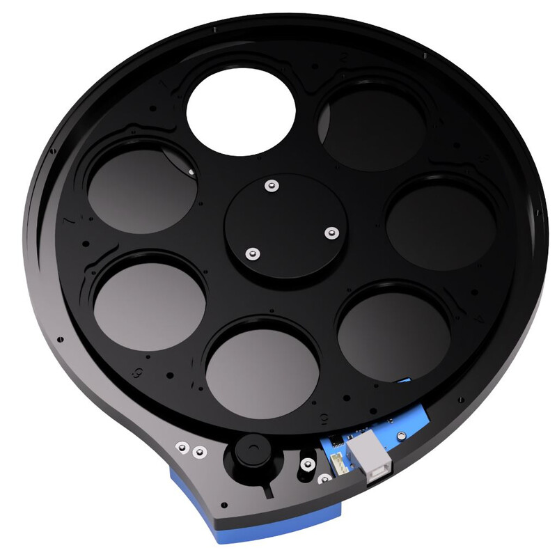 PegasusAstro Rueda de filtros Indigo + filtros LRGB Optolong de 2"