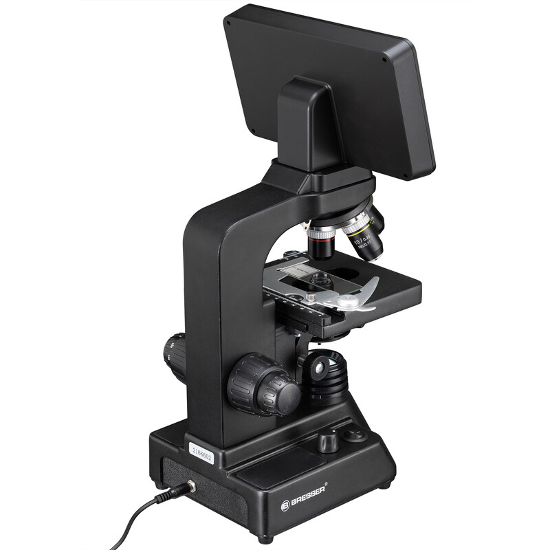 Bresser Microscopio Researcher LCD, pantalla, 40x-600x, DL, LED, 16MP