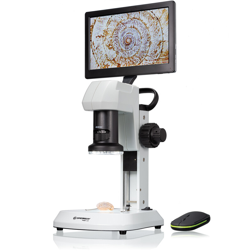 Bresser Microscopio Analyth LCD Mikroskop, screen, 0.7x-4.5x, AL/DL, LED, 5MP