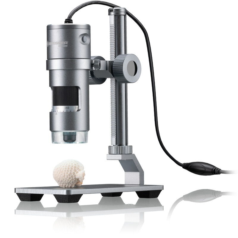 Bresser Microscopio digital USB DST-1028, pantalla, 10x-280x, LED AL 5,1 MP
