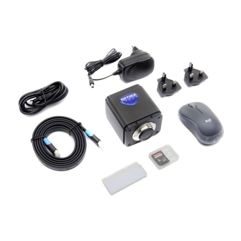 Optika Cámara C-HP4, color, CMOS, 1/1,8 pulgadas, 2,0x2,0 µm, 30 fps, 4K, HDMI, 8 Mp