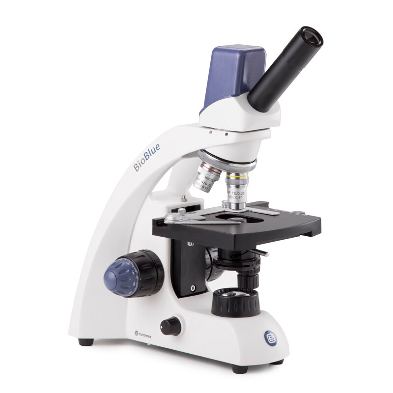Euromex Microscopio BioBlue, BB.4255, Digital, Mono, DIN, 40x - 1000x, 10x/18, LED, 1W