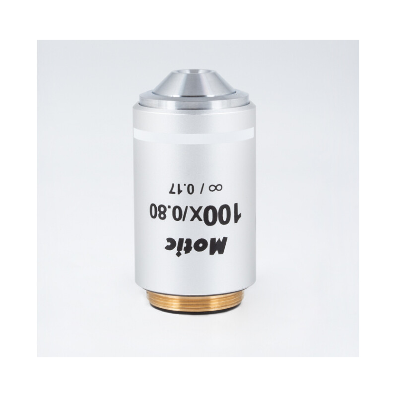 Motic Objetivo CCIS Planacromático UC PL 100x/0,8, S-Dry (wd=1,7 mm)