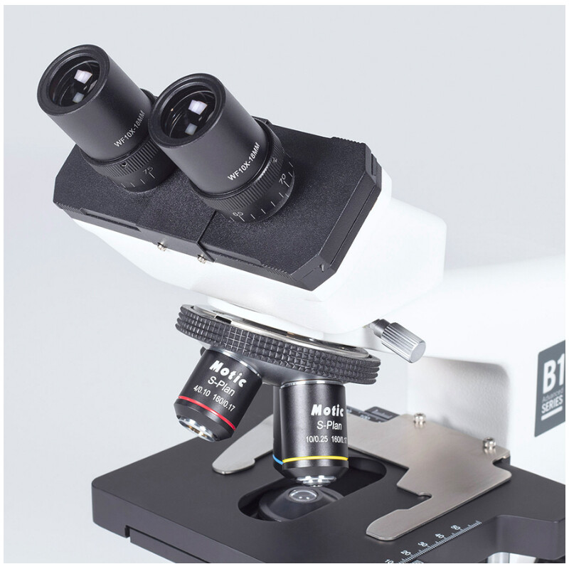 Motic Microscopio B1-220E-SP, Bino, 40x - 400x