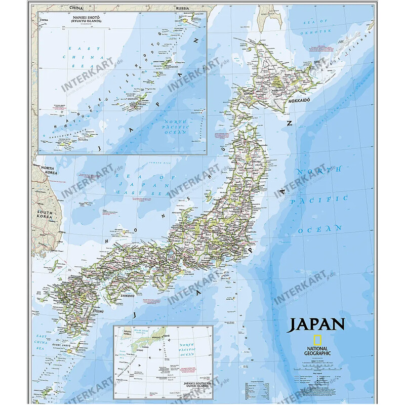 National Geographic Mapa Japón