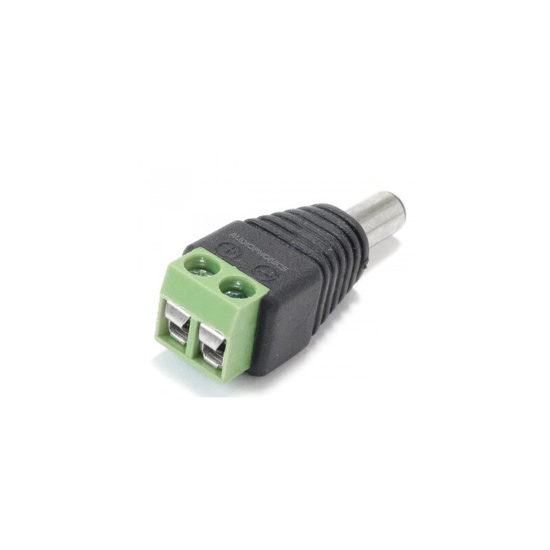 Pierro Astro Adaptador hembra de 5,5/2,1 mm Enchufe a terminales de tornillo