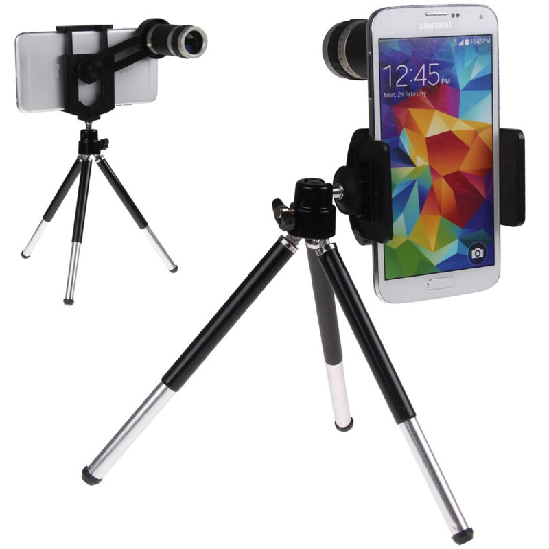 Spectrum Telescope Telescopio para teléfono móvil con minitrípode