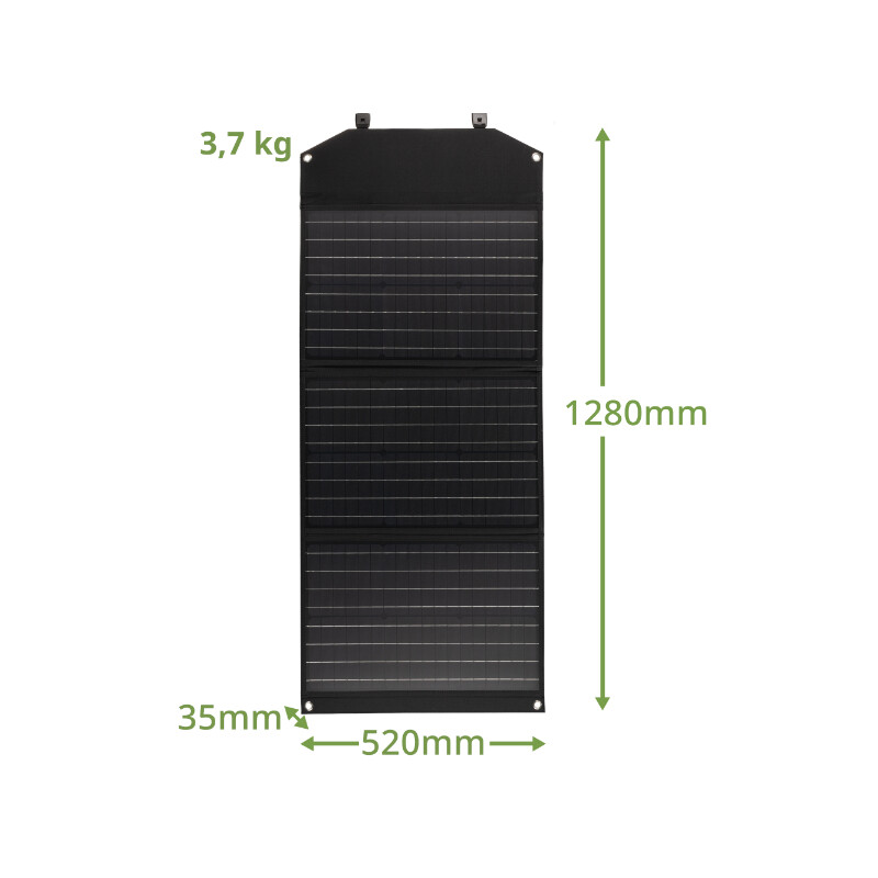 Bresser Cargador solar móvil de 90 vatios