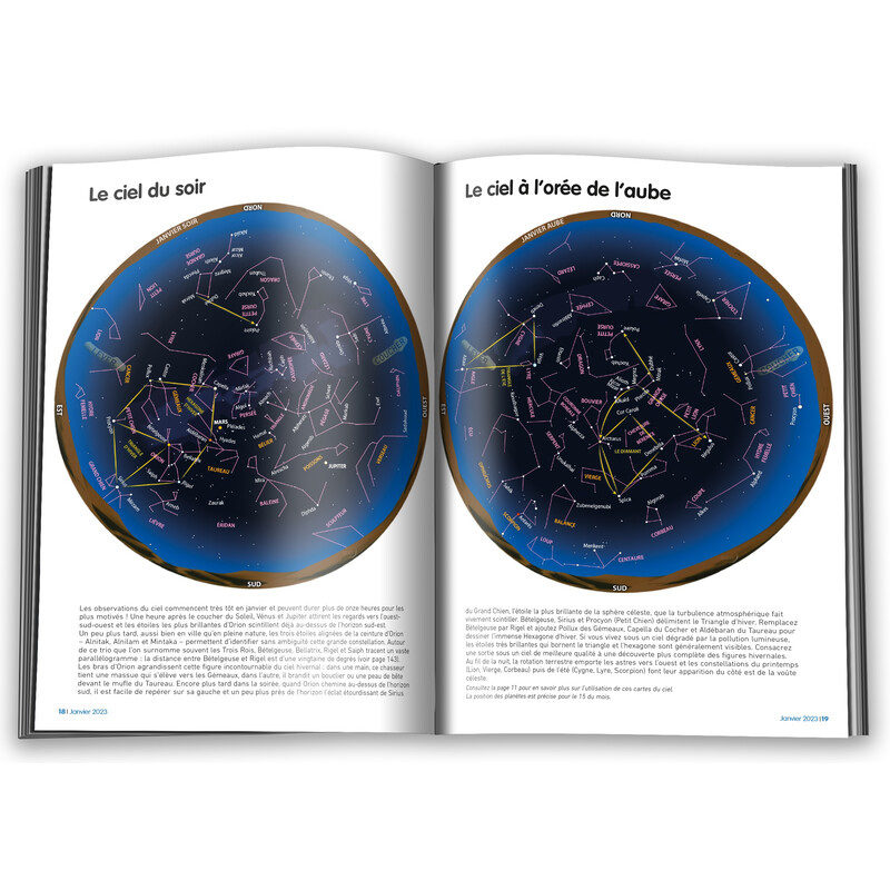 Amds édition  Almanaque Le Ciel à l'oeil nu en 2023