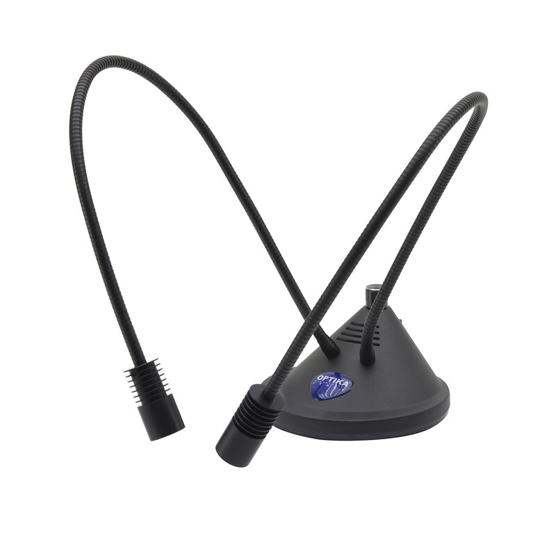 Optika Doble brazo X-LED3 Iluminación CL-41 con regulador de luminosidad
