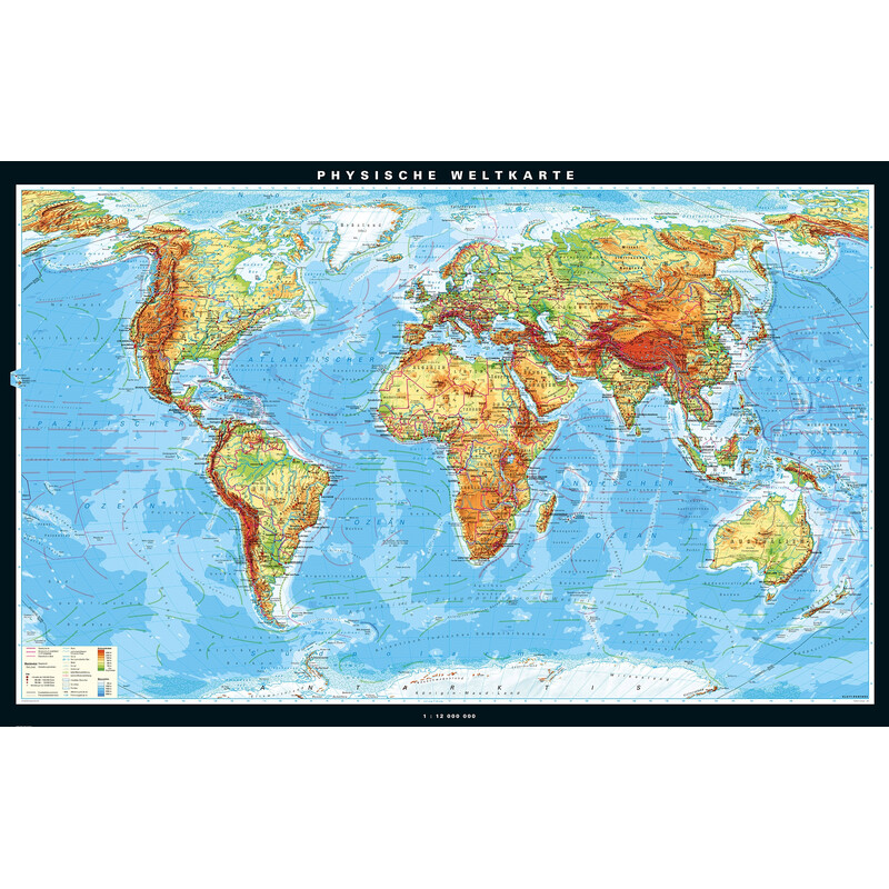 PONS Mapamundi Die Erde physisch (267 x 168 cm)