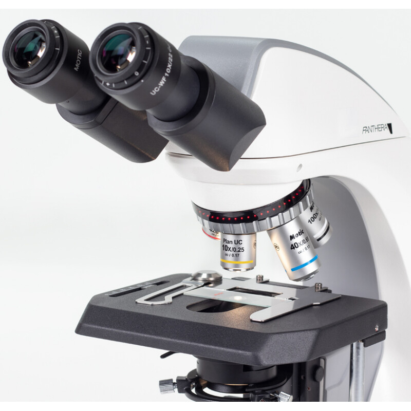 Motic Microscopio Panthera DL, Binocular, Digital, Infinity, Plano, Achro, 40x-1000x, 10x/22mm, Halogen/LED, WI-Fi, 4MP