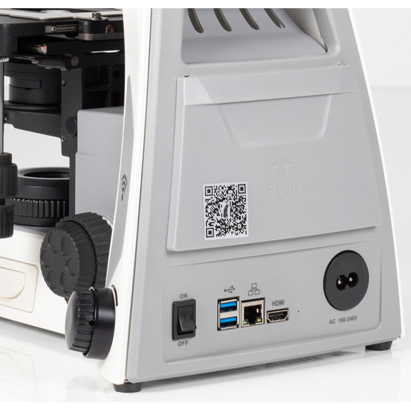 Motic Microscopios Panthera cloud, bino, digital, infinity, plan, achro, 40x-1000x, 10x/22mm, Halogen/LED, HDMI, 8MP