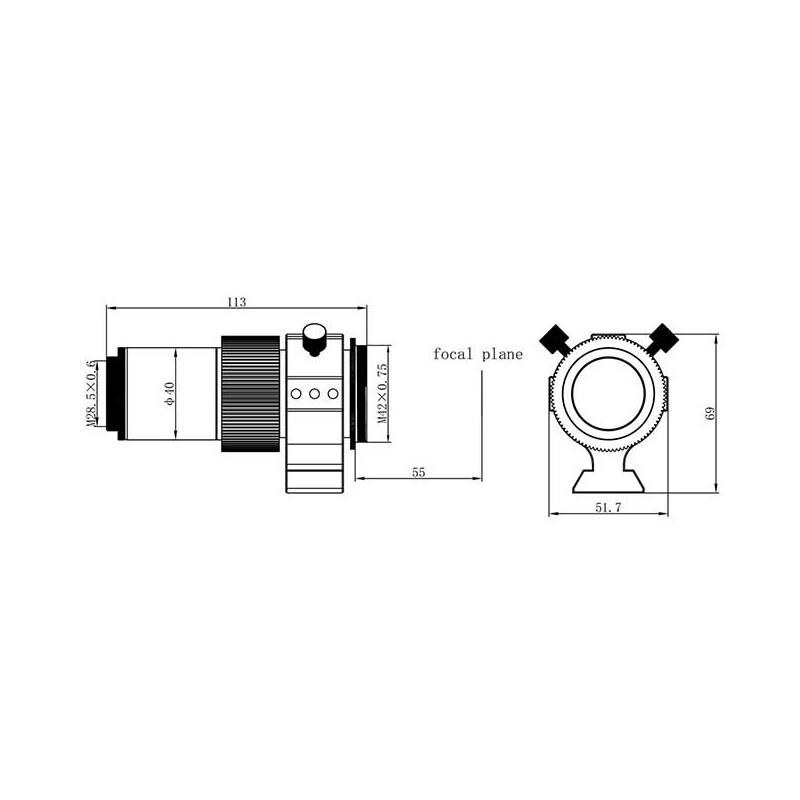 Askar Refractor apocromático AP 30/135 FMA135 OTA